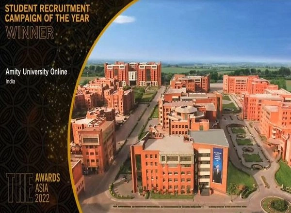 Business News | Amity University Online Wins 'Student Recruitment of the Year' Award at THE Awards Asia 2022