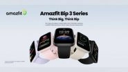 Business News | Amazfit Introduces Best-value Essential Smartwatch Additions, the Amazfit Bip 3 and Amazfit Bip 3 Pro