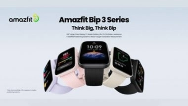 Business News | Amazfit Introduces Best-value Essential Smartwatch Additions, the Amazfit Bip 3 and Amazfit Bip 3 Pro