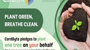 Business News | CardByte Pledges to Plant a Tree for Every Successful Subscription of Its Platform