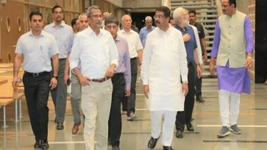 Business News | Union Education Minister Dharmendra Pradhan Lauds Ahmedabad University's Unique Learning Environment