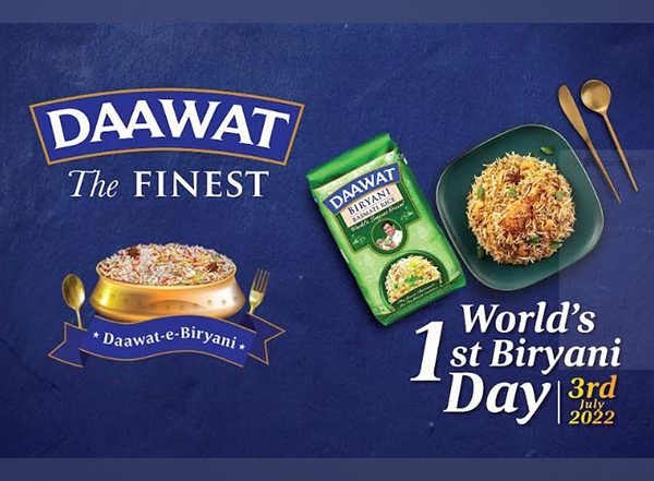 Business News | Daawat Decides to Celebrate a Day for Biryani, of Biryani, by Biryani on 3rd July 2022