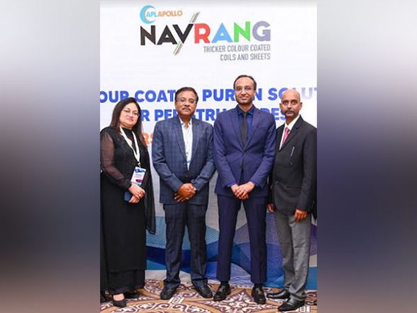 Business News | APL Apollo Launches Colour Coated Coils and Sheets First Time in India - Vimarsana News