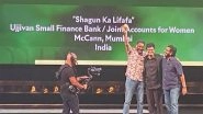 Business News | Ujjivan SFB's Initiative Wins Gold at the Cannes Lions International Festival of Creativity