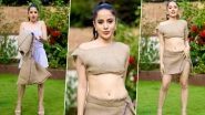 Urfi Javed Turns a Gunny Bag Into Crop Top Plus Mini Skirt And It&rsquo;s Sack-cy (Watch Video)
