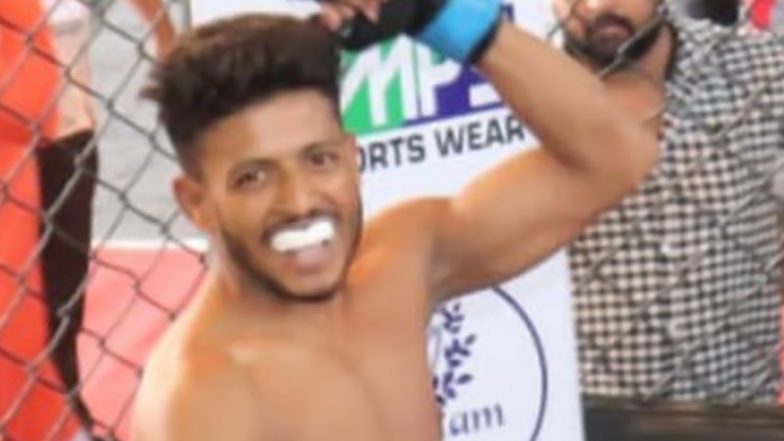 Kickboxer Nikhil Suresh Dies After Being Punched by Opponent During State Level Kickboxing Championship, Horrific Moment Caught on Camera (Watch Video)