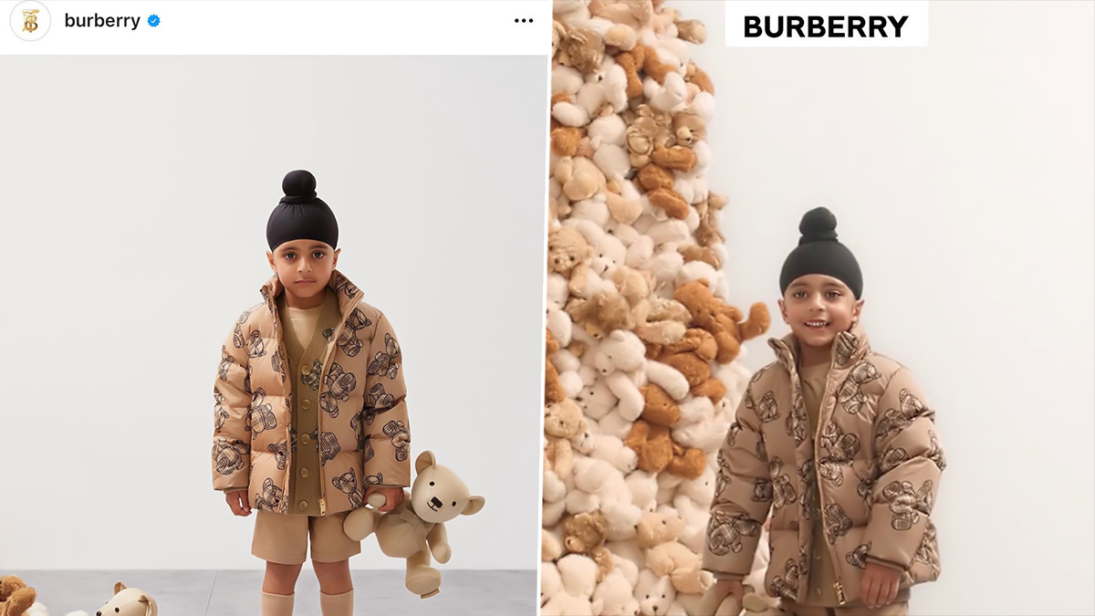 Sahib Singh Becomes Burberry Children's First Sikh Model Wearing Patka for  Autumn-Winter 2022 Collection; 4-Year-Old Sikh Child Wins Desi Hearts (See  Pic) | ? LatestLY
