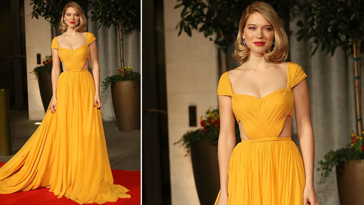 Bond girl Léa Seydoux looks chic at Louis Vuitton's Paris Fashion