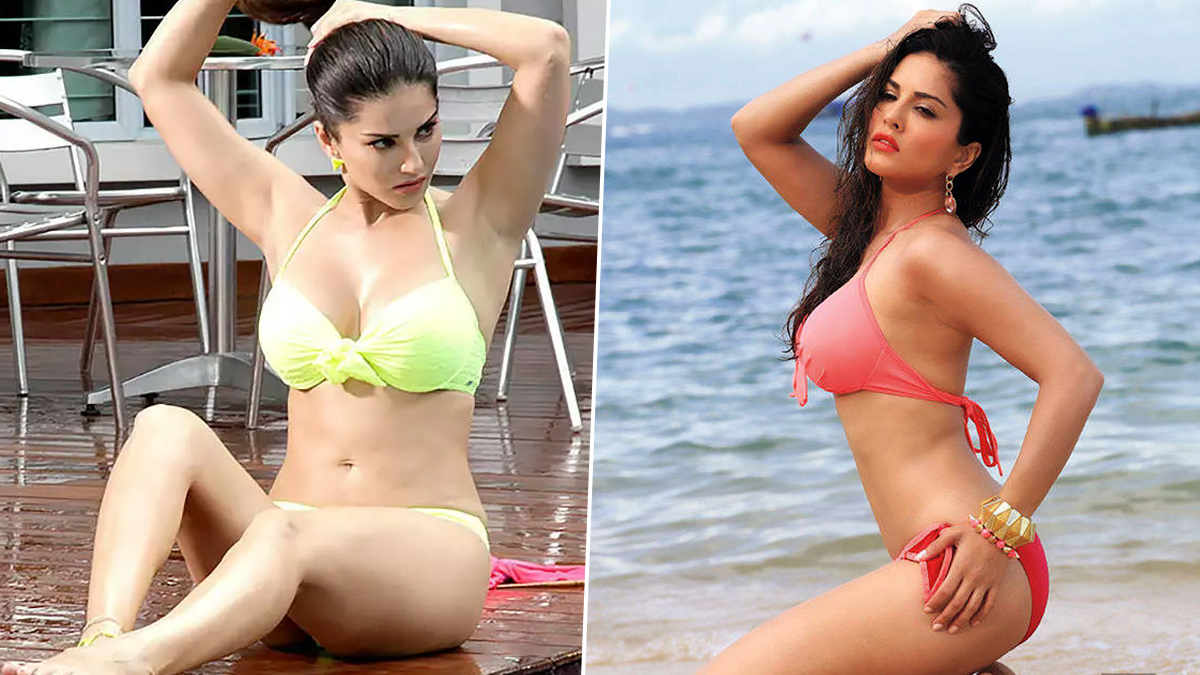 Sunny leone hot sale bikini