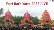Jagannath Puri Rath Yatra 2022 Live Telecast Online: Watch LIVE Streaming of Holy Car Festival and Get Darshan of Lord Jagannath, Lord Balabhadra and Devi Subhadra at Ratha Jatra Held in Odisha