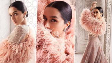 Shraddha Kapoor Looks Magnificent in Rose Gold Lehenga Set; View Recent Pics of the Beautiful Bollywood Actress