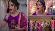 Aye Mere Humsafar: Urfi Javed&rsquo;s &lsquo;Sanskari Bahu&rsquo; Look in a Violet and Pink Lehenga Choli Is a Perfect Treat for Her Fans (Watch Video)
