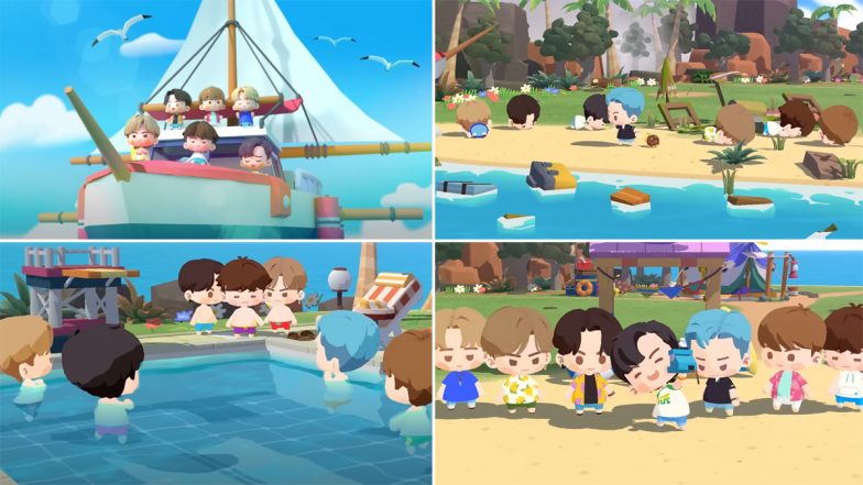 BTS Island- in the SEOM: Suga Produces Soothing Soundtrack To Go With an Adorable Video of Their In-Game Avatars (Watch Video)