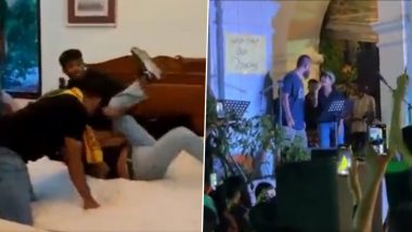 Sri Lanka Economic Crisis: From Mock Wrestling on PM's Bed to Sinhalese Bella Ciao, Check Viral Videos from Sri Lanka Protests