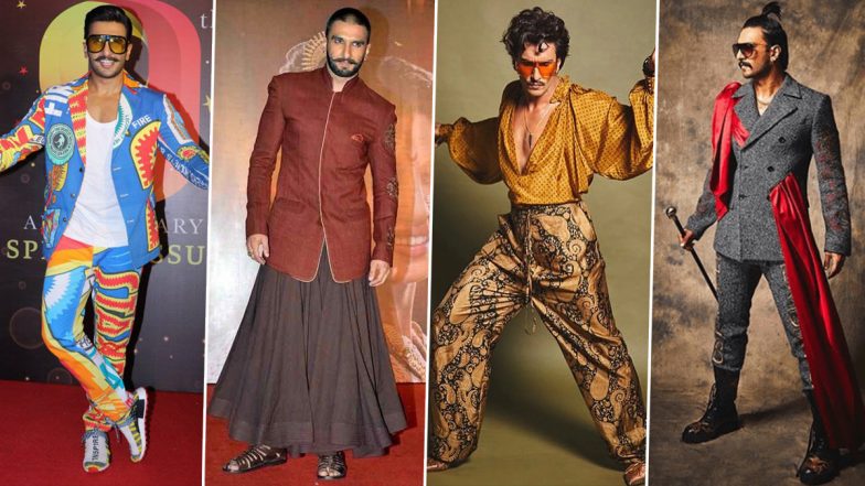 Ranveer Singh Birthday: Flamboyance Runs in His Persona and... Wardrobe  Too! | 👗 LatestLY
