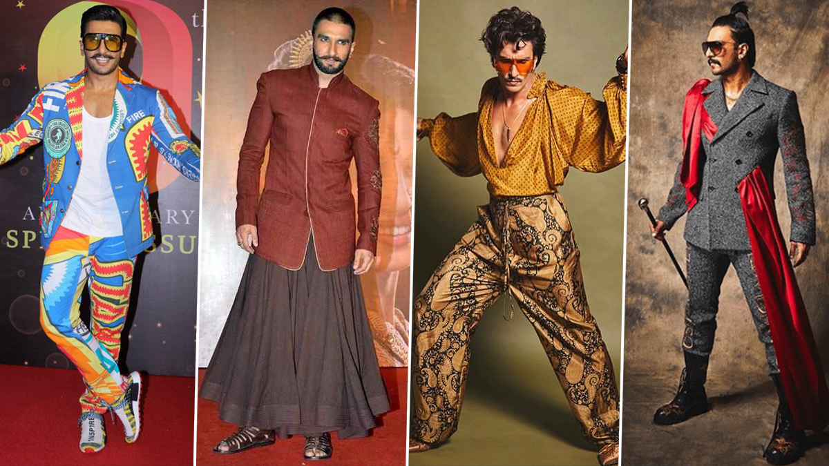 Ranveer Singh Birthday: Flamboyance Runs in His Persona and... Wardrobe  Too! | 👗 LatestLY