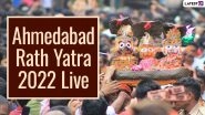 Ahmedabad Rath Yatra 2022 Live Streaming Online: Watch LIVE Broadcast of The Sacred Shri Jagannath Ratha Jatra Festival From Puri on&nbsp;Gujarati News&nbsp;Channel