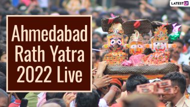 Ahmedabad Rath Yatra 2022 Live Streaming Online: Watch LIVE Broadcast of The Sacred Shri Jagannath Ratha Jatra Festival From Puri on Gujarati News Channel