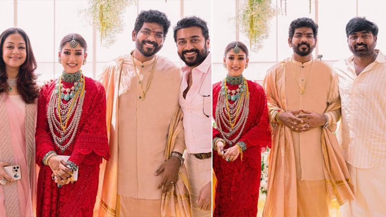 Nayanthara–Vignesh Shivan’s Pictures With Suriya, Jyotika, Vijay Sethupathi From Their Wedding Day Are Unmissable