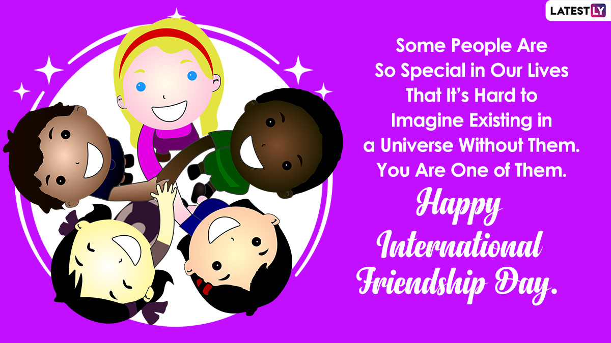 Happy International Friendship Day 2022 Greetings & WhatsApp ...