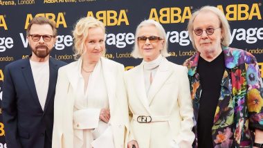 ABBA the Legendary Pop Group Re-Unite in Public After 40 Years As They Hail a Cab