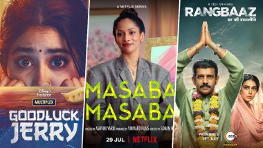 OTT Releases Of The Week: Janhvi Kapoor’s Good Luck Jerry on Disney+ Hotstar, Masaba Gupta’s Masaba Masaba Season 2 on Netflix, Vineet Kumar Singh’s Rangbaaz Season 3 on ZEE5 & More