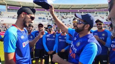 Arshdeep Singh Makes T20I Debut, Receives India Cap from Rohit Sharma