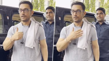 Dance Deewane Juniors Grand Finale: Aamir Khan Photographed In Casual Avatar On The Sets Of The Reality Show (Watch Video)