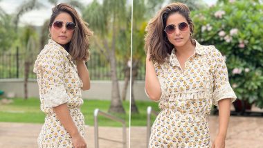 Hina Khan Gives Fashion Goals in Yellow Printed Co-Ord Set, Looks Fresh as a Blooming Flower in Recent Pics