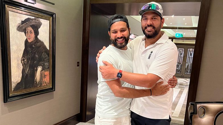 Rohit Sharma, Indian Captain, Catches Up With ‘Long Lost Friend’ Yuvraj Singh ‘After Ages’ (See Pic)