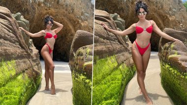 Vanessa Hudgens Shows Off Her Sexy Beach Style In Red Bikini! Check Out The Actress’ Hot Photos