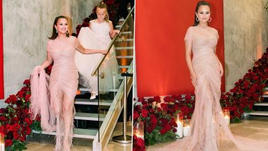 Selena Gomez Looks Magical in Versace Sheer Pink Gown As She Walks in Style for Her 30th Birthday Party! (View Pics)