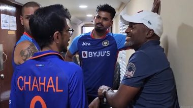 IND vs WI: Brian Lara Meets Indian Players in Dressing Room After 1st ODI (Watch Video)