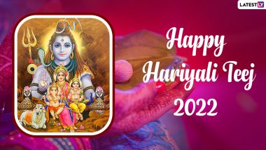 Hariyali Teej 2022 Wishes & Sawan Teej Messages: WhatsApp Status Greetings, Images, HD Wallpapers and SMS for the Auspicious Hindu Festival for Married Women