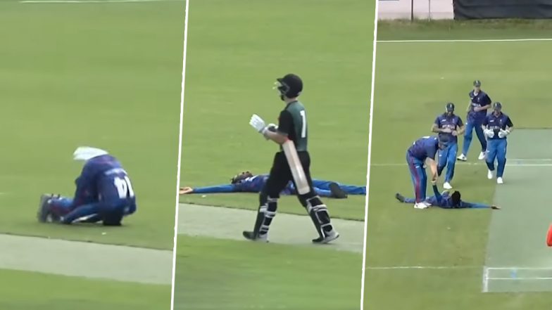 Serbia’s Ayo Mene-Ejegi Pulls Off Epic Celebration After Taking a Wicket, Video Goes Viral