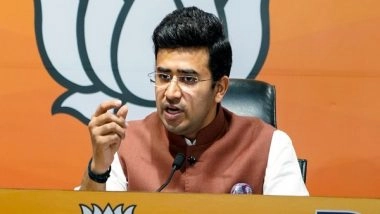 India News | Delhi Police Questions BJP's Tejasvi Surya in Connection with Case of Demonstration Outside Kejriwal's Residence
