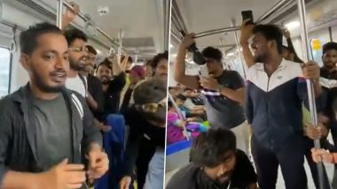 Save Aarey Protests: Green Activists Protest Inside Mumbai Metro With Musical Instruments; Watch Video