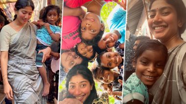 Sai Pallavi Is All Smiles As She Poses With Little Munchkins On The Sets Of Gargi (View BTS Pics)