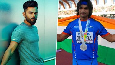 Neeraj Chopra Wins Silver Medal: Virat Kohli Congratulates Athlete for Achieving Historic Feat, Writes, ‘We Are Proud of You’