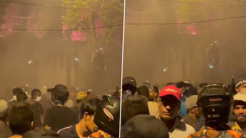 Sri Lanka Economic Crisis: Anti-Government Protesters Set Fire to Prime Minister Ranil Wickremesinghe’s Private Residence in Colombo ( Watch Video )