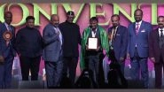 Business News | Anil Nagabhushan Wins Social Entrepreneur of the Year Award at the USA; Gets Honoured by His Role Model GMR