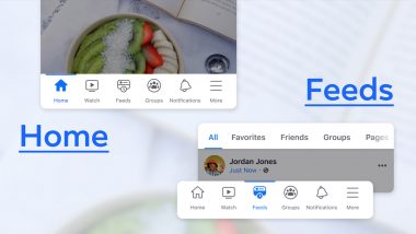 Facebook Launches New Home & Feed Tabs on Its App