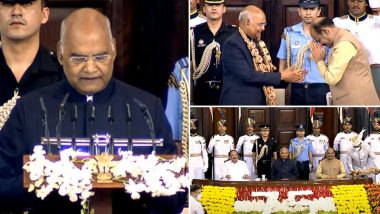 President Ram Nath Kovind's Farewell Ceremony Underway at Parliament