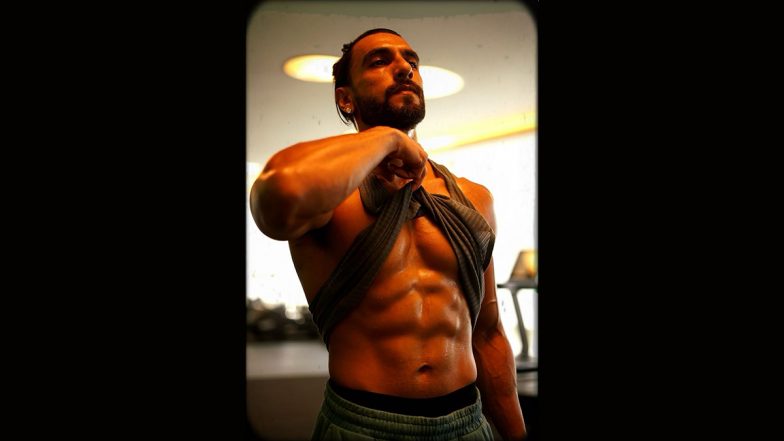 Ranveer Singh shares a glimpse of his intense workout