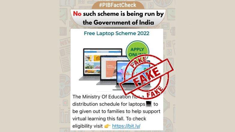 Free Laptop Scheme 2022: Education Ministry Is Offering 500,000 Free Laptops to Students? Here’s Fact Check