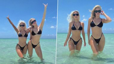 Kim Kardashian Joins Khloe Kardashian on a Tropical Vacation for Her Birthday and These Bikini Pics of the Sisters Are Proof (View Pics)