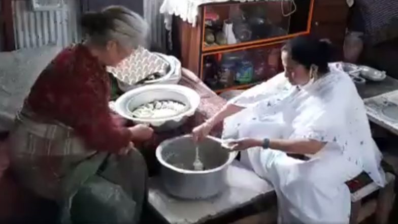 Mamata Banerjee Prepares Momos During Darjeeling Visit, West Bengal CM's Cooking Video Goes Viral