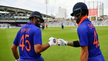Sports News | ENG Vs IND: Rohit Sharma-Shikhar Dhawan Complete 5,000 Partnership Runs as Openers