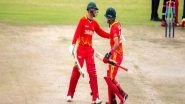 Sports News | T20 World Cup Qualifier B: Zimbabwe Beat Jersey by 23 Runs on Day 2