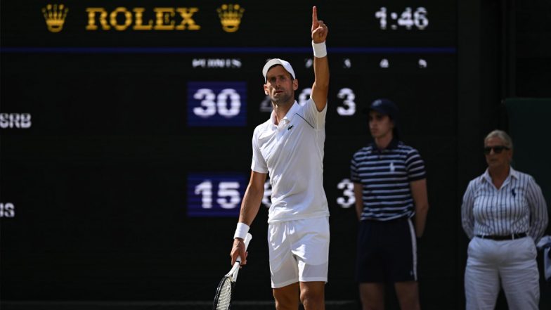 Novak Djokovic Lifts Seventh Wimbledon Title, Beats Nick Kyrgios in Wimbledon 2022 Men's Singles Final in Four Sets